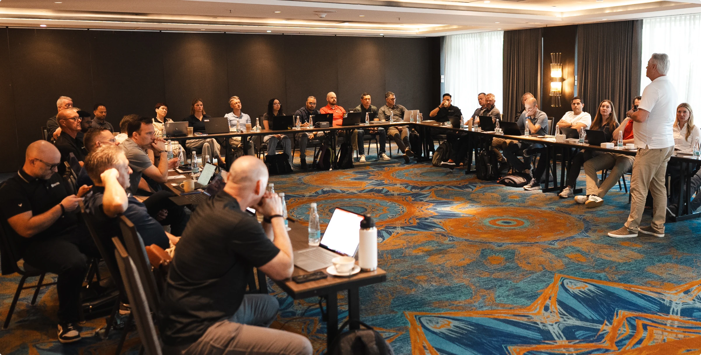 BeauTech team participating in a company workshop