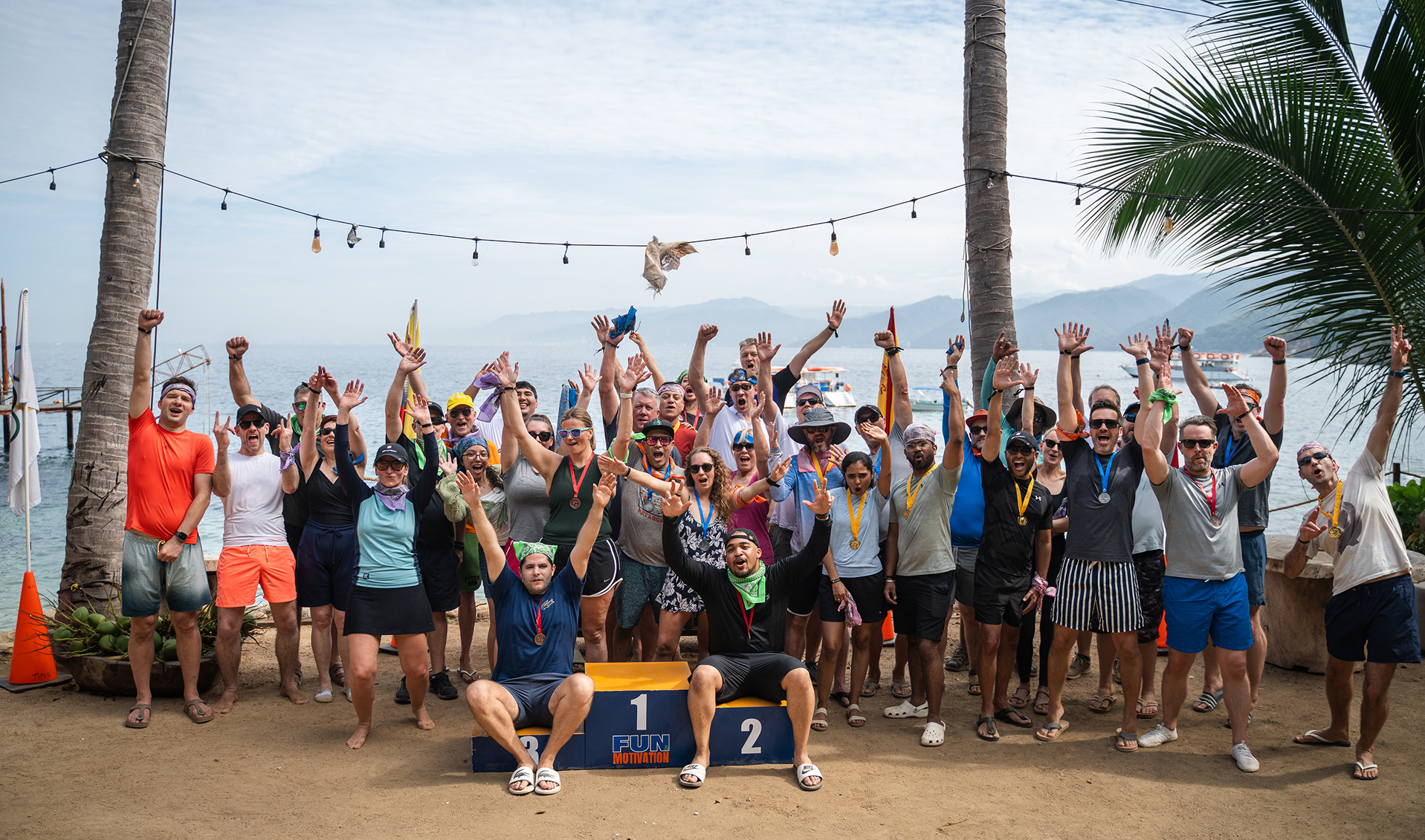 BeauTech team gathering outdoors