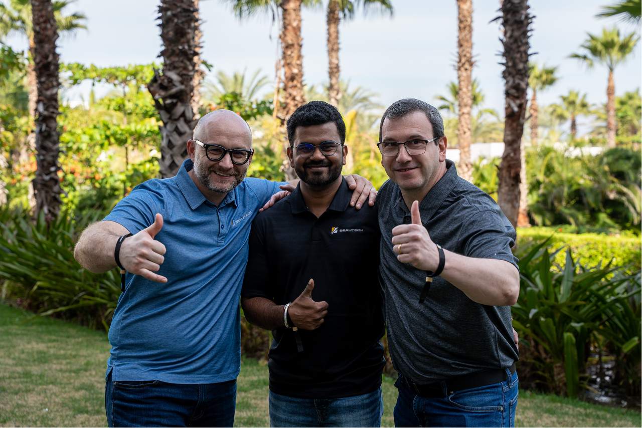 BeauTech team members together outdoors